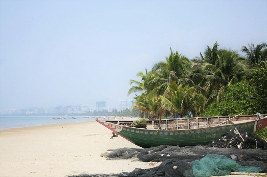 A Sanya beach — the island is the whole territory of the visa-free rule